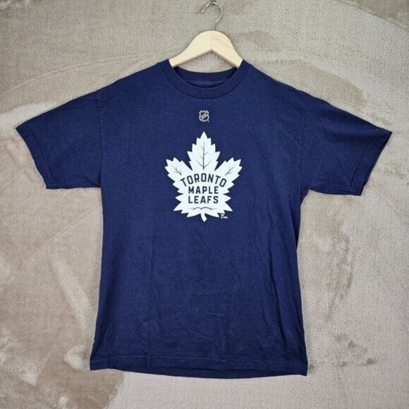 Reebok Toronto Maple Leafs NHL Andersen #31 T-Shirt Men's Sz M Blue Short Sleeve - Picture 1 of 10